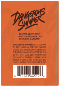 DS - Dark Spiced Rum (Back Label)