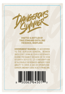 DS - Oxford Reserve Rum (Back Label)